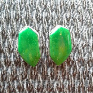 Beautiful Jay King Mojave Green Turquoise Earrings